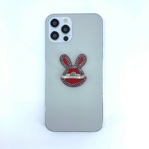 Red bunny rabbit phone Ring Stand, Grip.